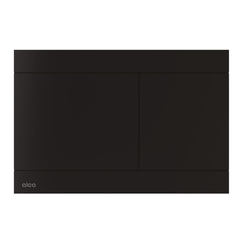 Alca FUN Dual Flush Plate - Matt Black
